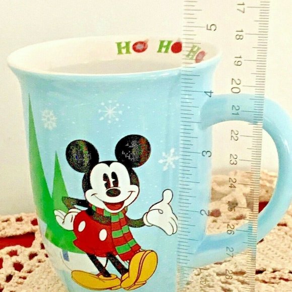 Disney Christmas Coffee Cup Mug Mickey Mouse Ho Ho Ho - Picture 7 of 7
